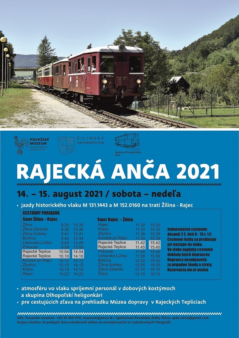 Plagát Rajecká Anča 2021